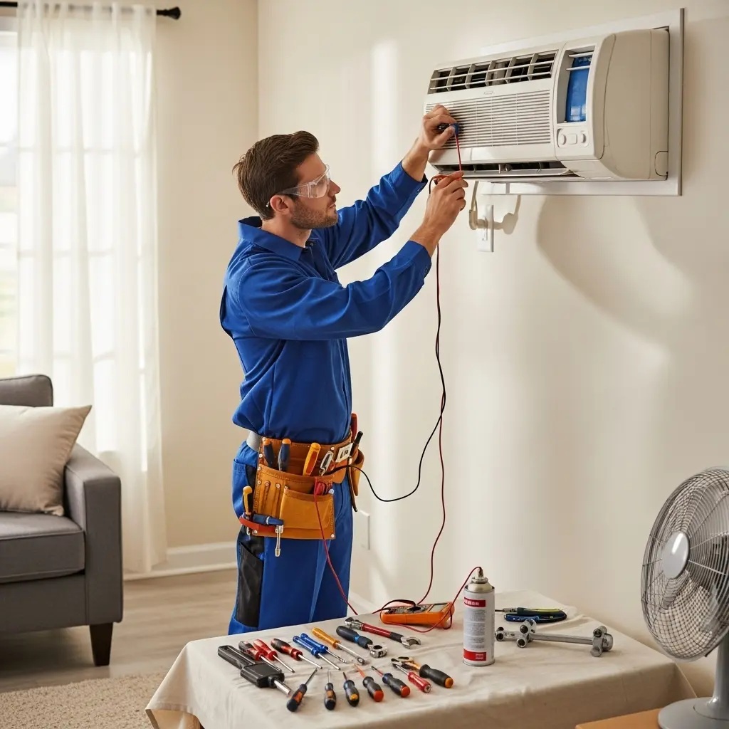Akhisar Midea Midea klima gaz dolumu ve bakım – Enerji verimliliği artırıldı. - Teknik servis örneği